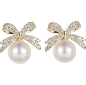 Crystal Bow Design  Drop Earring | A Joyful Everyday Feel
